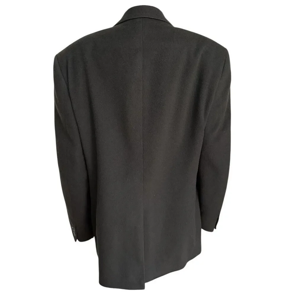 BROOKS BROTHERS 346 Men's dark greenTwo-Button Camel Hair sport coat SZ 44R